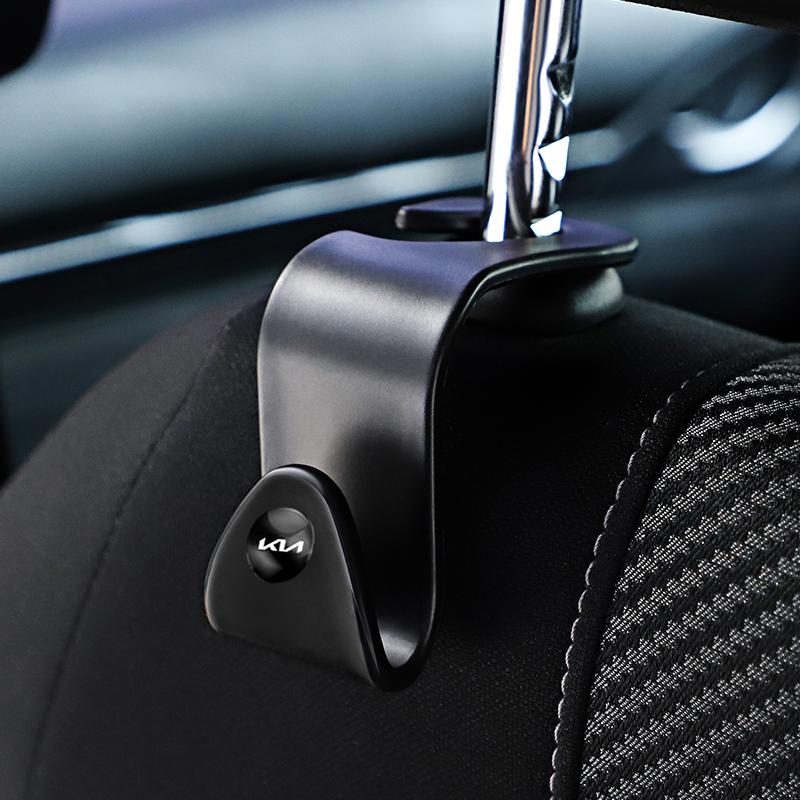 Для Kia Morning Ray Sorento XCeed Soul Cerato Venga Cadenza K9 Seltos Telluride 2 шт. Крючки на спинку автокресла Портативный держатель для хранения hbsp50