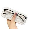 Men Women Vision Care Square Ultra Light Frame Eye Protection Myopia Glasses Business Eyeglasses