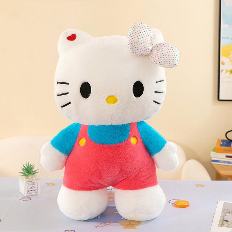 Очаровательная плюшевая игрушка Китти Милый Hello Kitty Мягкая игрушка Кукла Для девочек Розовый 40 см - 80 см