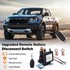 Battery Switch Relay 12V 500A Remote Control Battery Disconnect Cut Off Isolator Master Switch Anti-Theft for Auto Truck Trailer