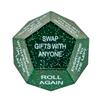 Sparkling Finish Santa Swap Gift Exchange Dice Numbered Sides Snowflake Theme Dice  Christmas Party