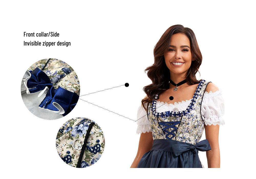 Костюм пивной девушки на Хэллоуин и Октоберфест (M-XL)