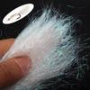 4 г/пакет, 6,5 см, длинные синтетические волокна для дубляжа на льду, стример для наживки, тонкий ледяной стример с соленой водой, материал для обвязки нахлыстом