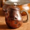 Чайник из чистой меди, с крышкой, креативный, для молока, кофе, чая, фильтр-плетенка, термостойкая ручка, чайник 260 мл, старомодные наборы для вина