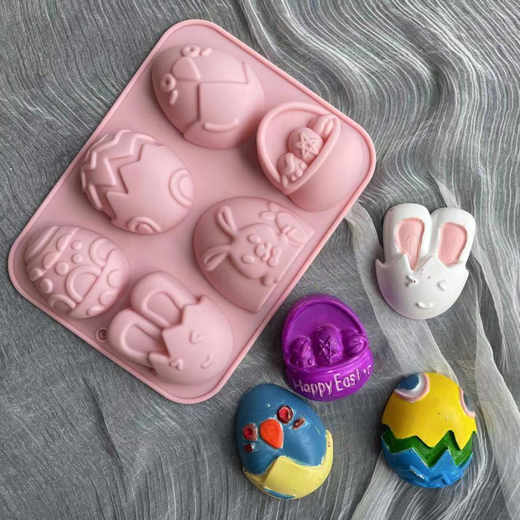 Silicone Chocolate Mold Cake Decoration Tools Easter Series Pastry Baking Cake Mold For Chocolate Candy Cake Sugars