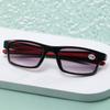 Gradient Gray Blue Light Blocking Reading Glasses Retro Driving Traveling Presbyopia Shade UV400 Diopter +1.0 To +4.0