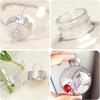 5pcs Clear Christmas Ball Plastic Fillable Bauble Xmas Tree Hanging Ornament Pendant Marry Christmas Present Box Decoration