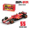 Ббураго 1:43 НОВЫЙ 2023 Команда Alpine F1 A523 №10 Пьер Гасли №31 Эстебан Окон Формула-1 Сплав Супер Игрушка Литая модель автомобиля