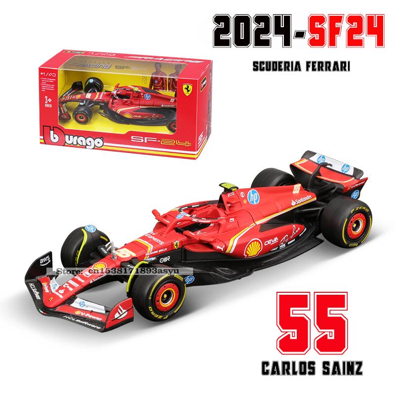 Ббураго 1:43 НОВЫЙ 2023 Команда Alpine F1 A523 №10 Пьер Гасли №31 Эстебан Окон Формула-1 Сплав Супер Игрушка Литая модель автомобиля