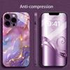 Красочный гальванизированный стеклянный чехол для телефона iPhone 17 16 15 14 13 12 11 Pro Max Plus 16E 17Air