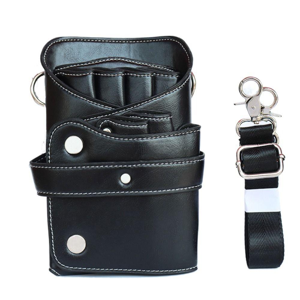 С поясом на плечо сумка для парикмахерских ножниц PU кожаный чехол сумка держатель ножницы сумки для хранения салон
