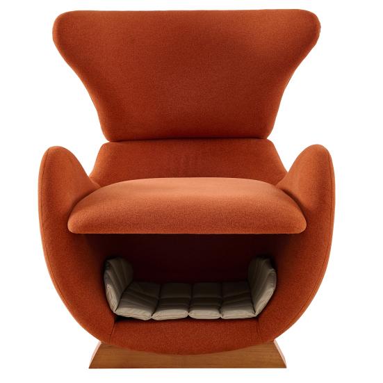 Designer Lounge Chair in Whale Shark Look, Pet-Friendly Lounge Chair, Offers Cats And Small Dogs A Place To Retreat, Anti-Cat Scratch Fabric, Single