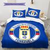 Real Oviedo Pattern Bedding Home Decoration Birthday Gift (1 * duvet cover + 2 * pillowcase, without core)