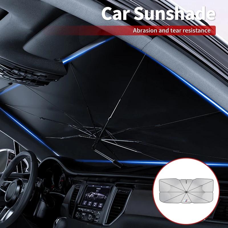 KWMBS1 Car Sticker Car Sunshade Windshield Umbrella Sun Protection Accessories For BMW Performance M3 M5 F25 F26 F15 F16 E90 E91 E92 E6