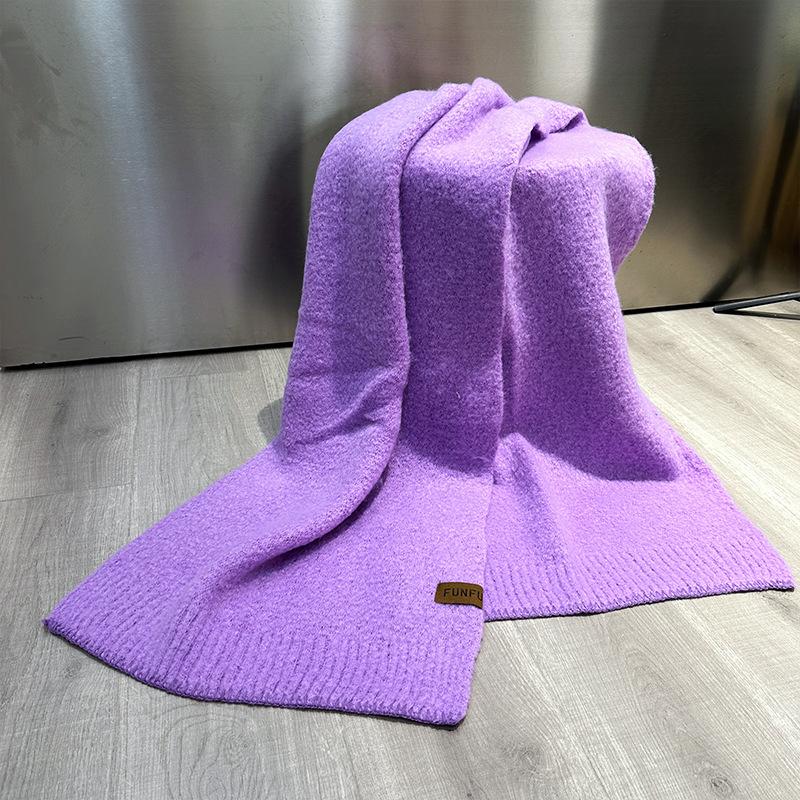 Autumn and Winter New Versatile Thickened Warm Long High-end Scarf Student Simple Atmosphere Shawl Scarf