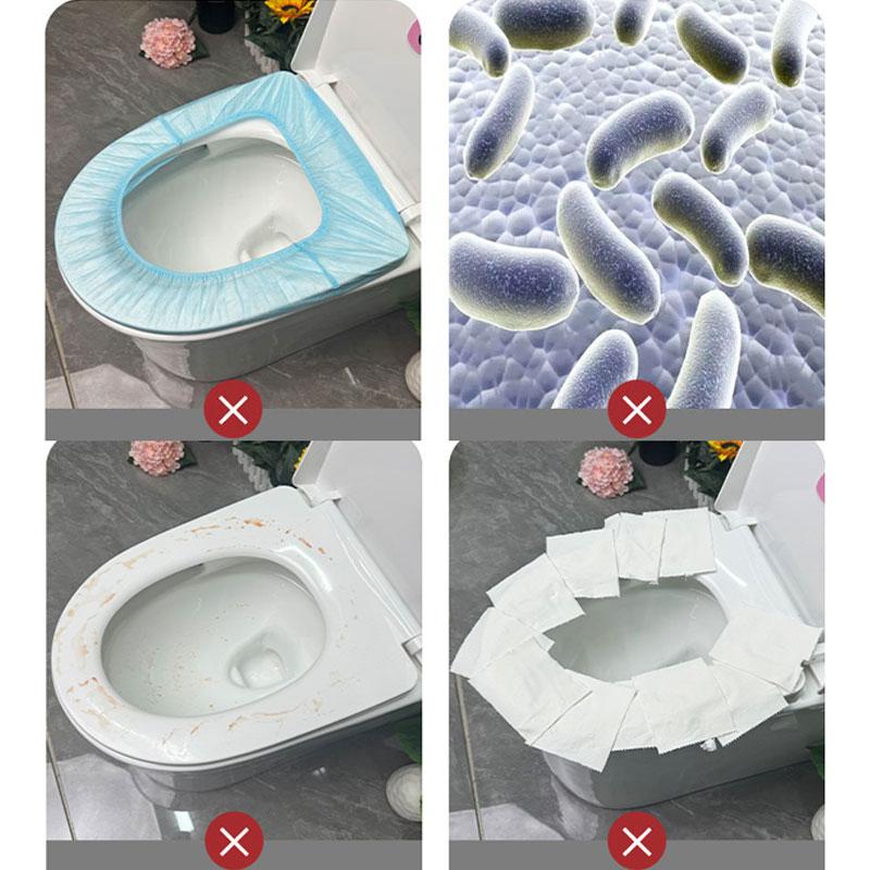 [Большой размер]1 пара чехлов на сиденья унитаза, универсальные моющиеся чехлы для сидений унитаза, наклейки на сиденья унитаза, набор для сидений унитаза