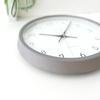 KATOMOKU muku clock 13 Gray Wall Continuous Second Diameter km-104GRRC Clock, Hand, 30.0cm (Radio-controlled)