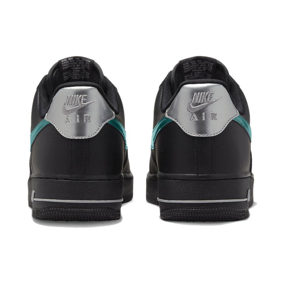 Новые Nike Air Force 1 '07 Low Черный Синий Молния FD0654-001