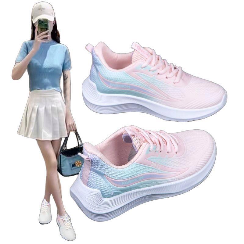 2025 Women's Shock-Absorbing Running Shoes - Soft Sole, Breathable & Lightweight for Students, Spring & Autumn