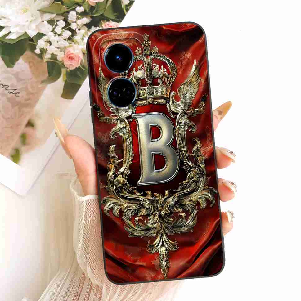 For Tecno Camon 19 Pro Case Cute Crown Letters Cover Phone Case For Camon 19 Camon19 Pro Soft Silicone Bags