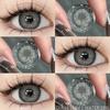 1 пара новых цветных модных линз, линзы коричневого цвета для глаз, цветные зрачки для глаз, синие линзы, ежегодные серые линзы для глаз