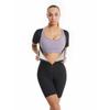 Short Sleeve Jumpsuit Sauna Suit for Women Sweat Vest Waist Trainer 3 In 1 Slimming Full Body Shaper Workout Tops