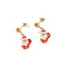 High-End Christmas Series Stainless Steel Earrings - Versatile Gift and Decoration