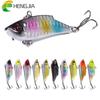 1pc Hengjia 9.3g/5.5cm VIB Fishing Lure for Bass Pike 8# Treble Hook