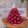 1pc Fashion Christmas Tree New Year Aromatherapy Home Decor Xmas Party Candle Ornament With Box