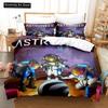 3D Печать Мода Мультфильм Игра Astroneer Постельное Белье Мальчики Девочки Полуторный Двуспальный Полный Размер Пододеяльник Наволочка Кровать Взрослая Спальня
