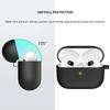 2025 Apple AirPods Pro 3 (6-е поколение) Чехол – Силиконовый противоударный и защищенный от падений аксессуар для наушников, толщиной 2,5 мм