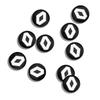 Interior Stickers For Renault Clio Koleos Megane Espace 3 QM6 Kadjar Captur Scenic Fluence Accessories 14mm Car Remote Control K