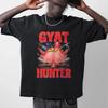 Графическая футболка Gyat Hunter Вирусная футболка с мемом Летняя мужская и женская Свободная и дышащая футболка Топ