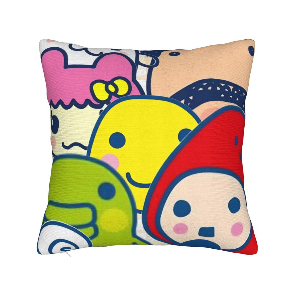 Cartoon T-Tamagotchi Pillowcases Accessories Printed Cushion Cover Gift Pillow Case Cover Chair Multi-Size