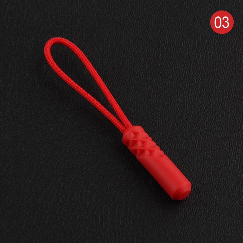 5Pcs Zippers Pull Puller End Fit Rope Tag Replacement Clip Broken Buckle Fixer Suitcase Tent Backpack Zipper Cord
