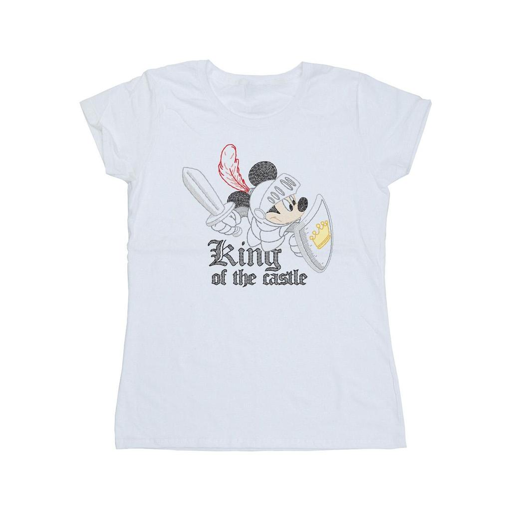 Disney Womens/Ladies Mickey Mouse King Of The Castle Cotton T-Shirt