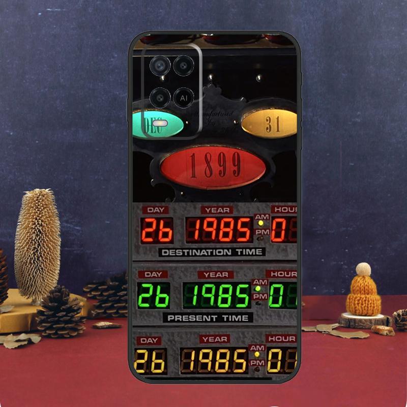 Back To The Future Time Machine For OPPO A58 A78 A98 A15 A16 A17 A76 A96 A77 A52 A72 A5 A9 A79 A94 A74 A57S A53S A54S Case