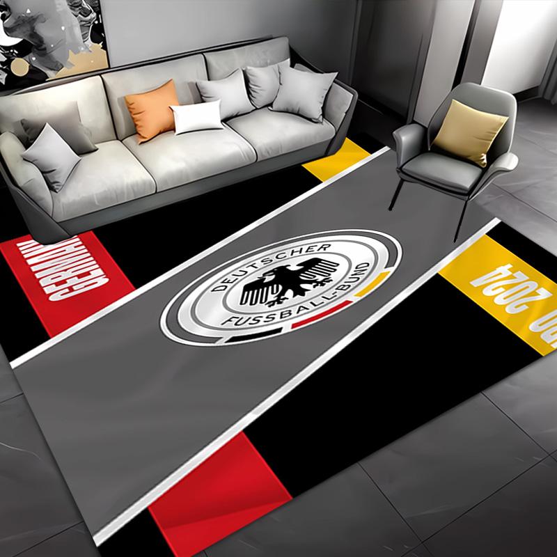 1pc Football club logo Entrance Mat, Non-Slip Mat Area Rug,Room Decor, Outdoor Decor, Kitchen Rug,Doormat - Machine Washable, Easy to Clean