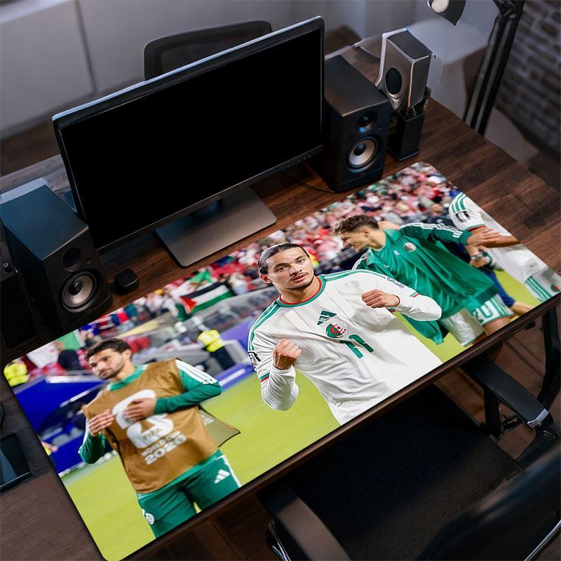Anis Hadj Moussa Mouse Pad, Large Gaming Desk Mat, Non-slip XXL Mousepad for Laptop & Tablet, Mini PC Playmat with Stitched Edges