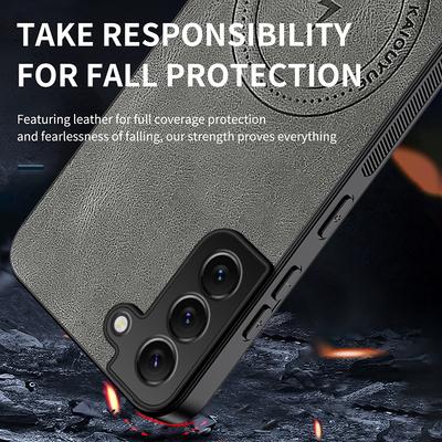 S21 FE Роскошный Новый Противоударный Чехол-Броня Для Samsung Galaxy S21 Plus Кожаный Чехол с Ощущением Кожи Защитный Чехол для Телефона S21 Ultra Чехлы
