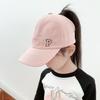 Girls Can Tie A Ponytail Hat Spring and Autumn Baseball Cap Children's Embroidered Fashionable Baseball Cap Girls Simple and Versatile Sun Protection
