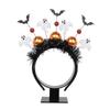 Halloween Ghost Festival White Ghost Bat with Ball Hair Buckle Hair Accessories Headband Headband Headband Party Dress Up Props