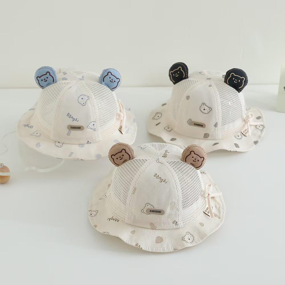 Детская шапка Весенняя и осенняя тонкая Детская шапка от солнца с мультяшным рисунком для мальчика Летняя шапка от солнца для девочки Регулируемая шляпа-панама