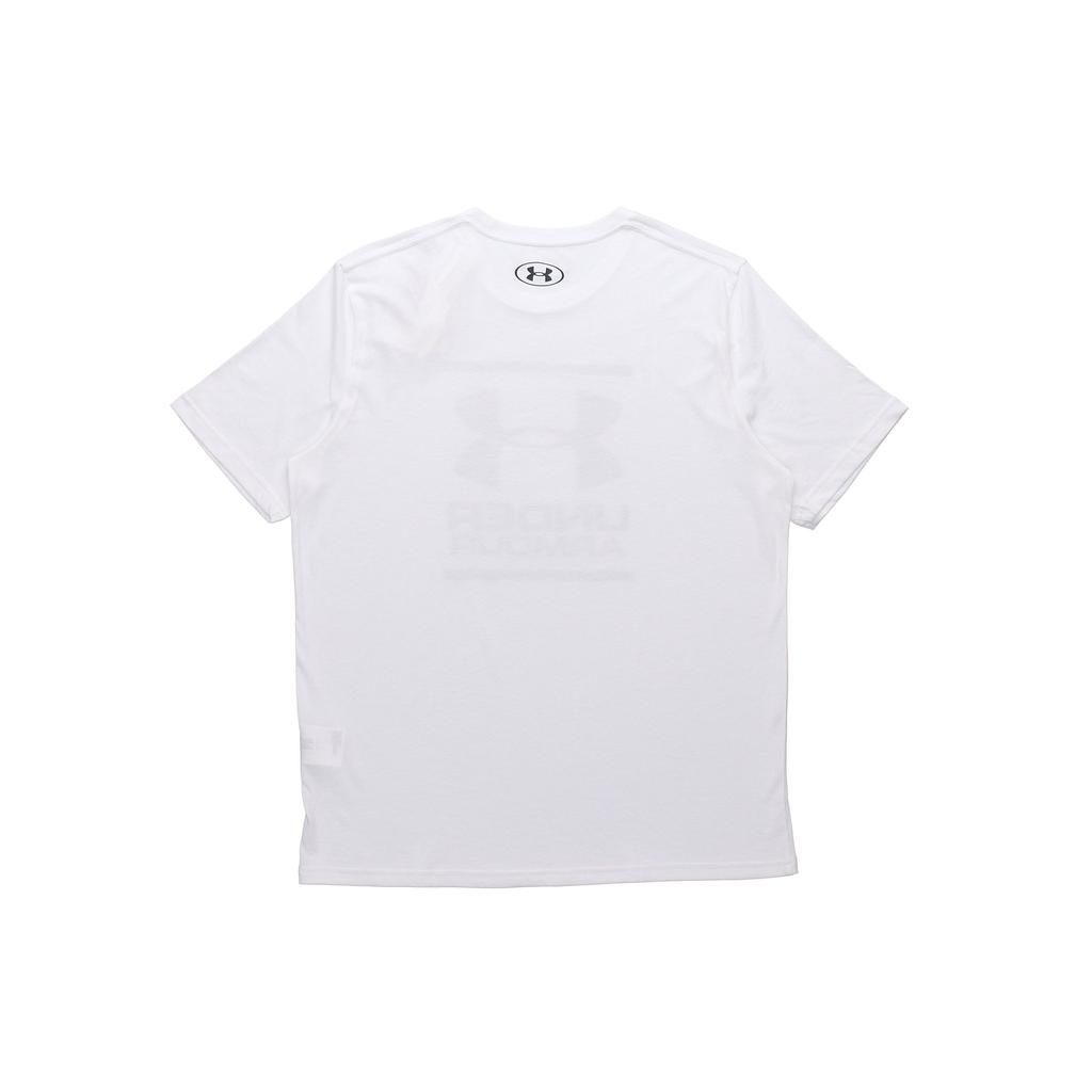 Under Armour Повседневная дышащая спортивная футболка с круглым вырезом, мужские топы, белая 1326849-100