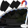 1/2PCS Strong Magnets Car Side Window Sunshades Blackout Heat Insulation Sun Protection Curtain Window Film Modeling Accessories