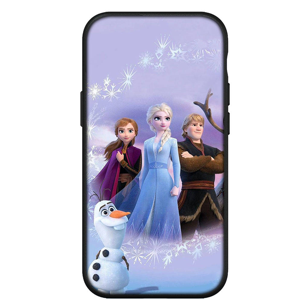 Для iPhone 16 15 X XR Samsung Galaxy S24 S23 Plus Xiaomi Redmi Note 13 12 11 Pro Max 9 10 14 OPPO Huawei чехол принцесса Эльза Анна Frozen телефон чехол