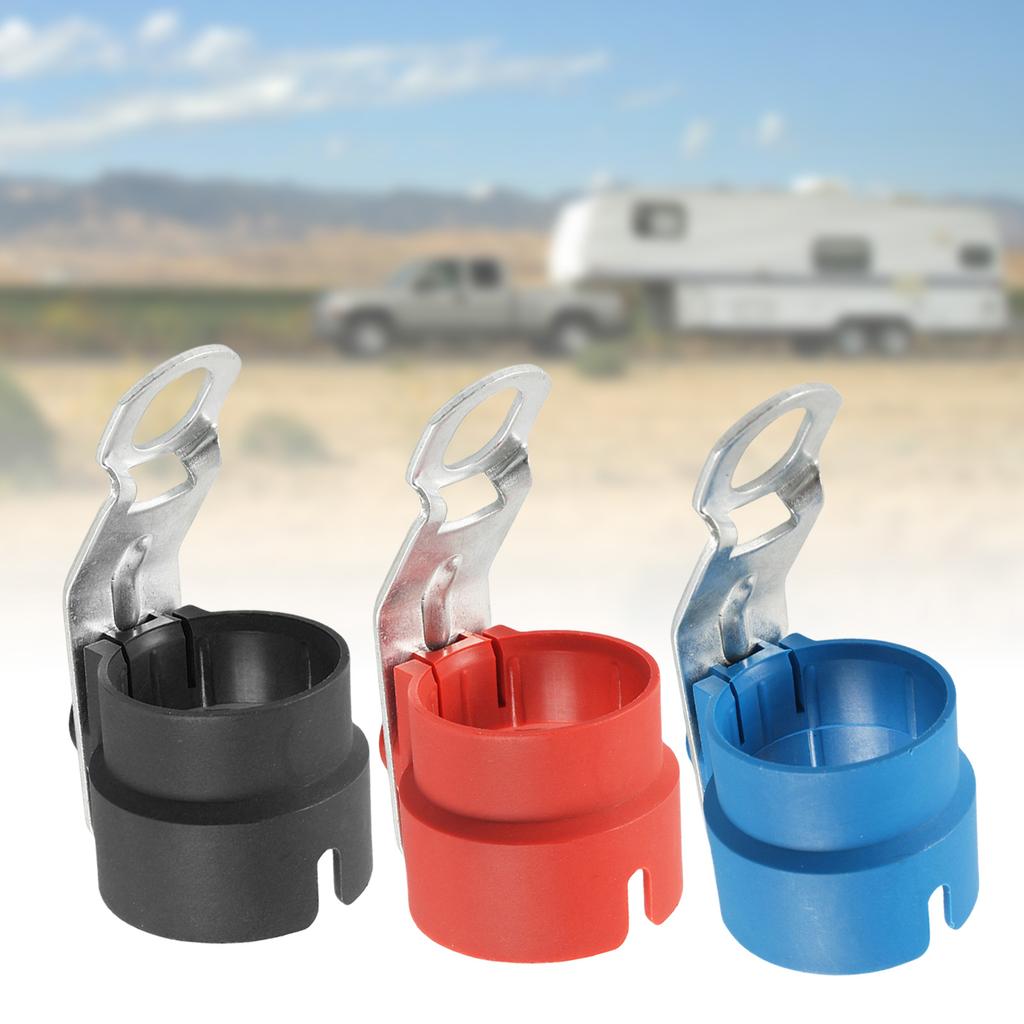 Держатель вилки прицепа 7-контактный - 13-контактный штекер Разъем прицепа Крепление на дышло прицепа Парковочная крышка Держатель штекера для прицепа