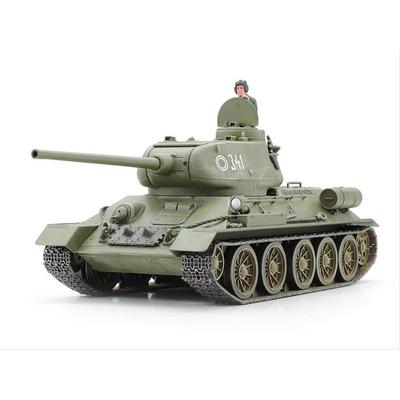 Tamiya Серия Военных Миниатюр 1/48 №99 Советский Средний Танк Т-34-85 Пластиковая Модель 32599 Предварительно окрашенный