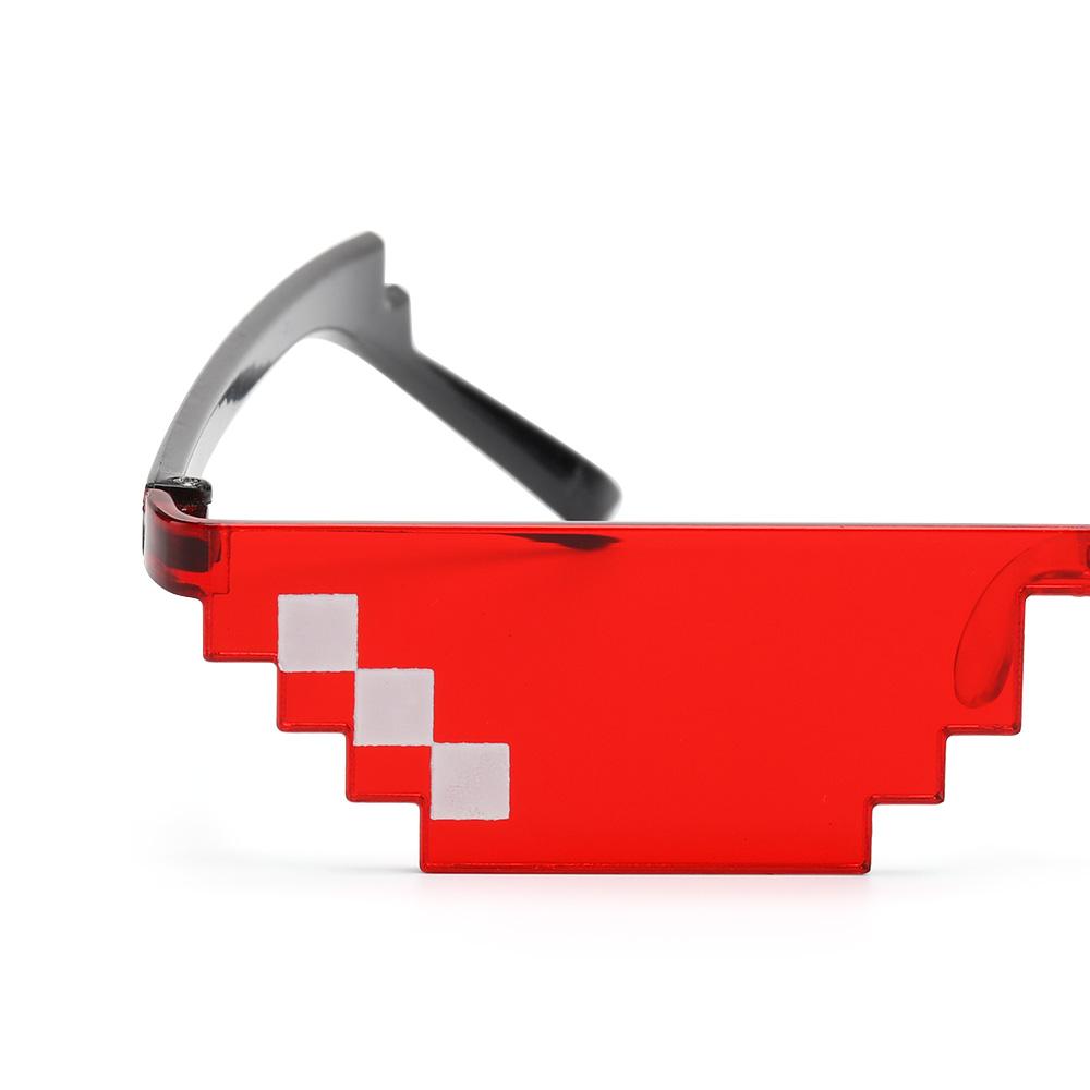 Новые Косплей Хэллоуин Вечеринка Очки Шейды Игровые Очки Робота Пиксельные Мозаичные Очки