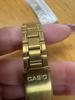 CASIO золотые аналоговые наручные часы